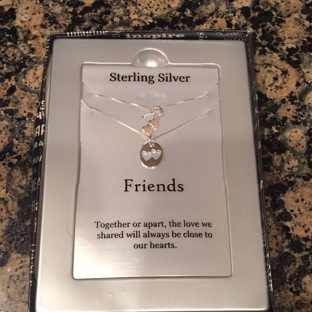 Sterling Silver Friendship necklace